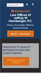 Mobile Screenshot of hambergerlaw.com